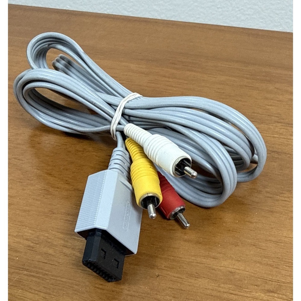 OFFICIAL OEM GENUINE Nintendo Wii AV VIDEO COMPOSITE CABLE RVL-009